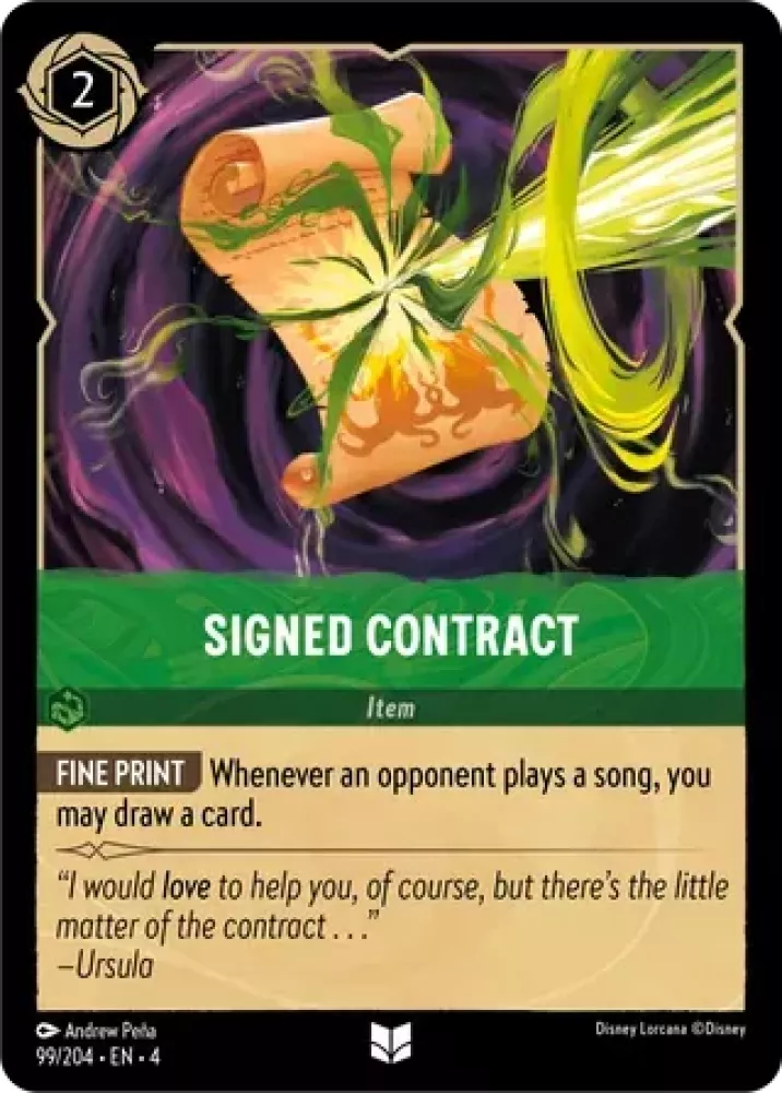 Signed Contract - [Foil] Ursula's Return (4)