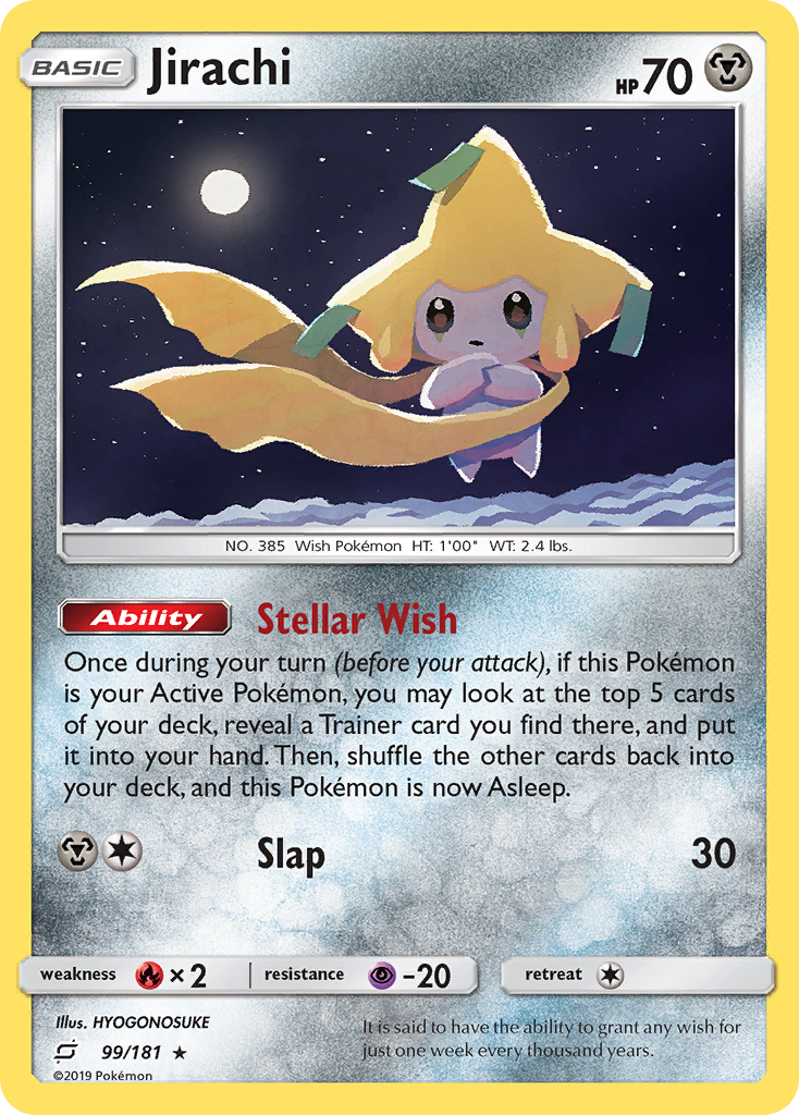 Jirachi (99/181) - [Holo Foil] Team Up (TEU)
