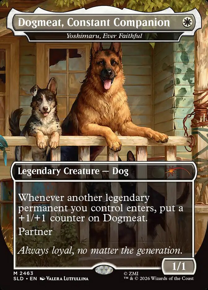 Dogmeat, Constant Companion - Yoshimaru, Ever Faithful (2463) - Secret Lair Drop (SLD)