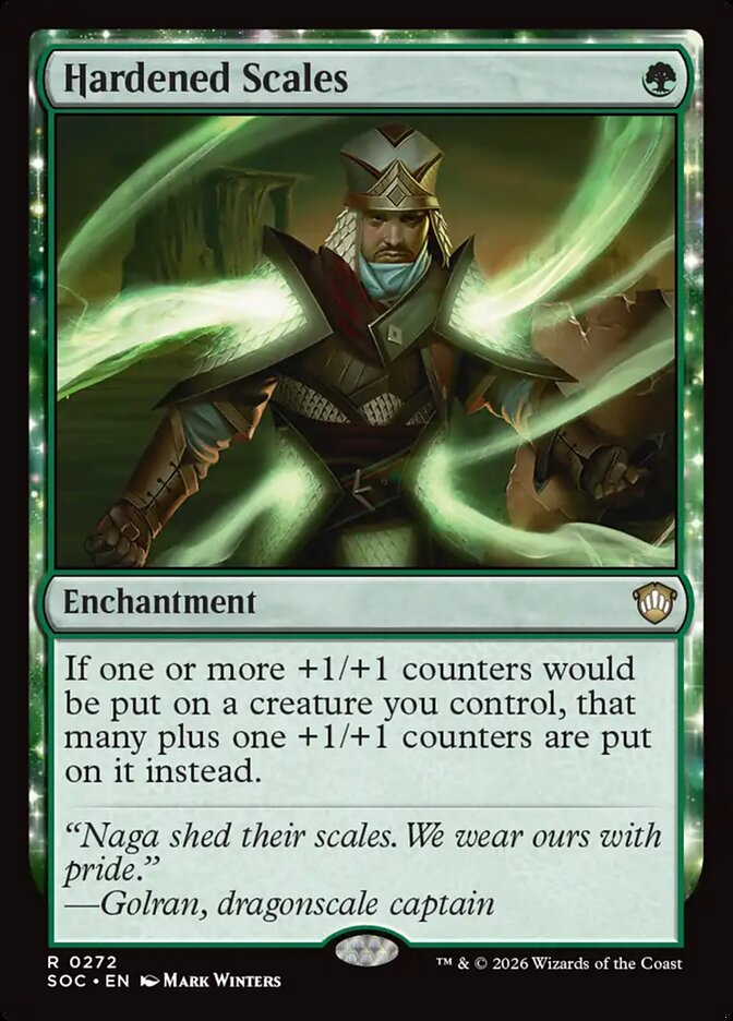Hardened Scales (272) - Secrets of Strixhaven Commander (SOC)