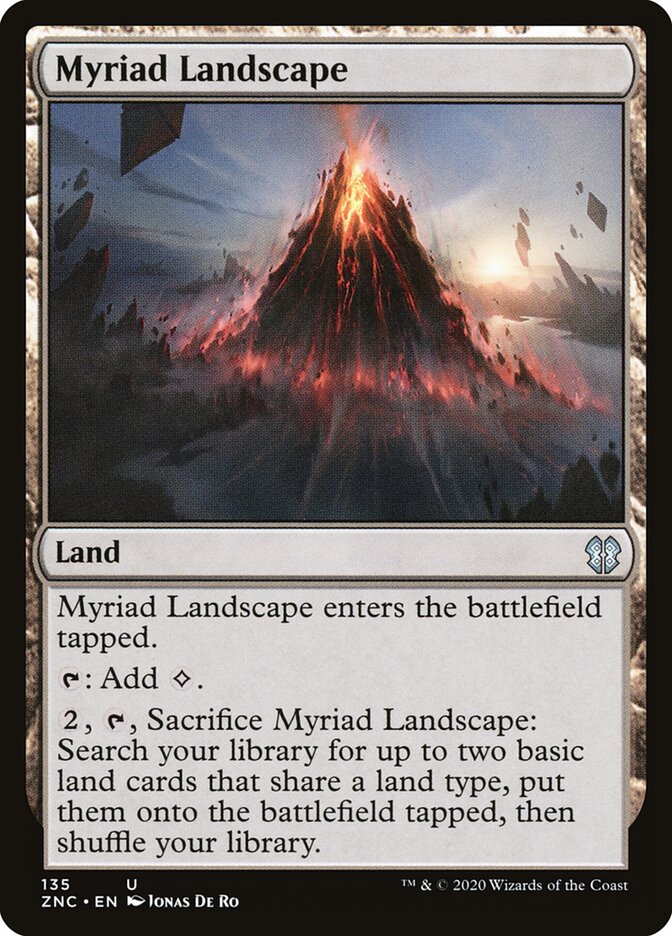 Myriad Landscape (135) - Zendikar Rising Commander (ZNC)