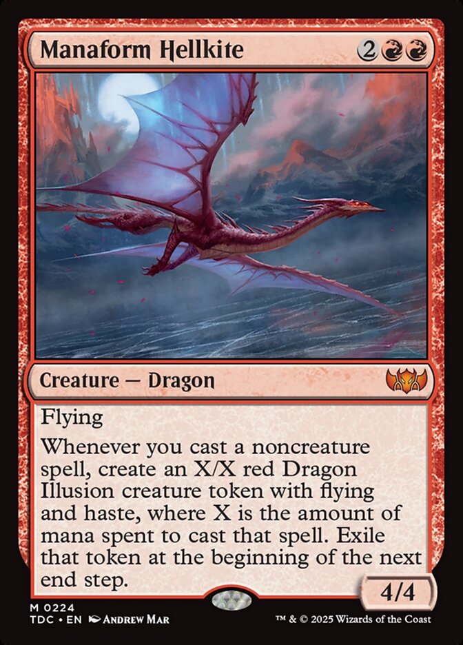 Manaform Hellkite - Tarkir: Dragonstorm Commander (TDC)