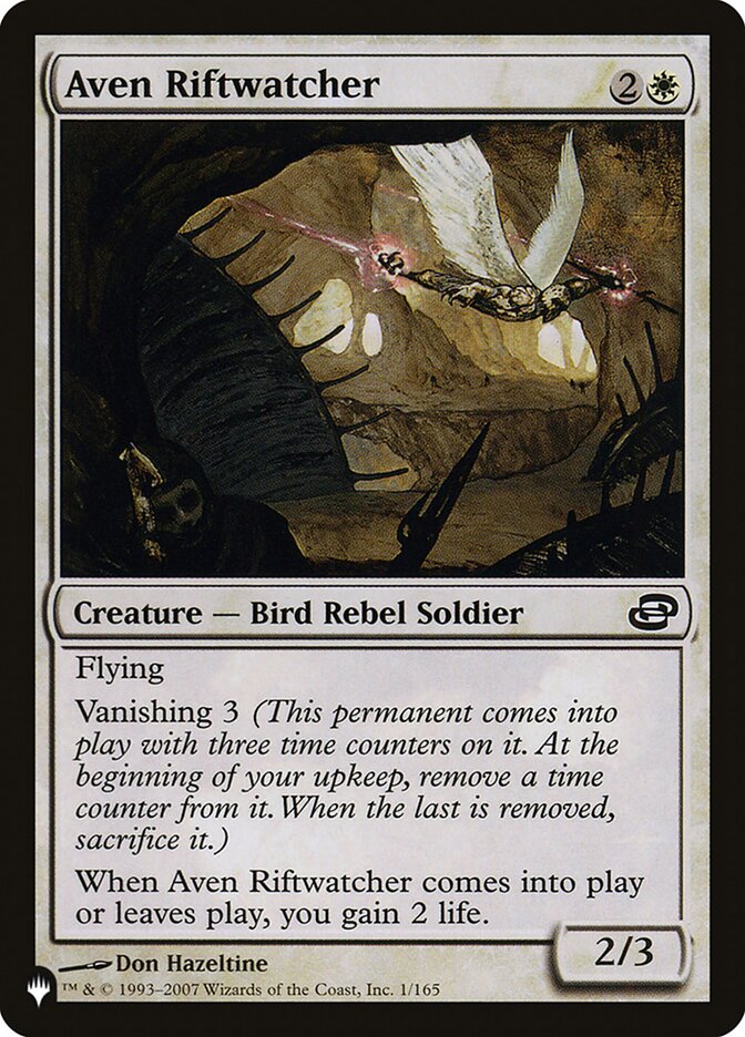 Aven Riftwatcher (PLC-1) - The List (PLST)