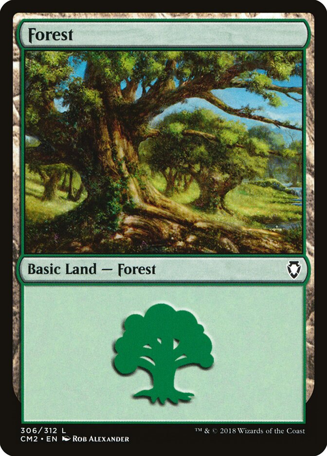 Forest (306) - Commander Anthology Volume II (CM2)