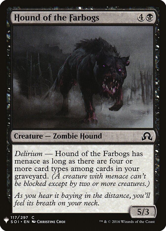 Hound of the Farbogs (SOI-117) - The List (PLST)