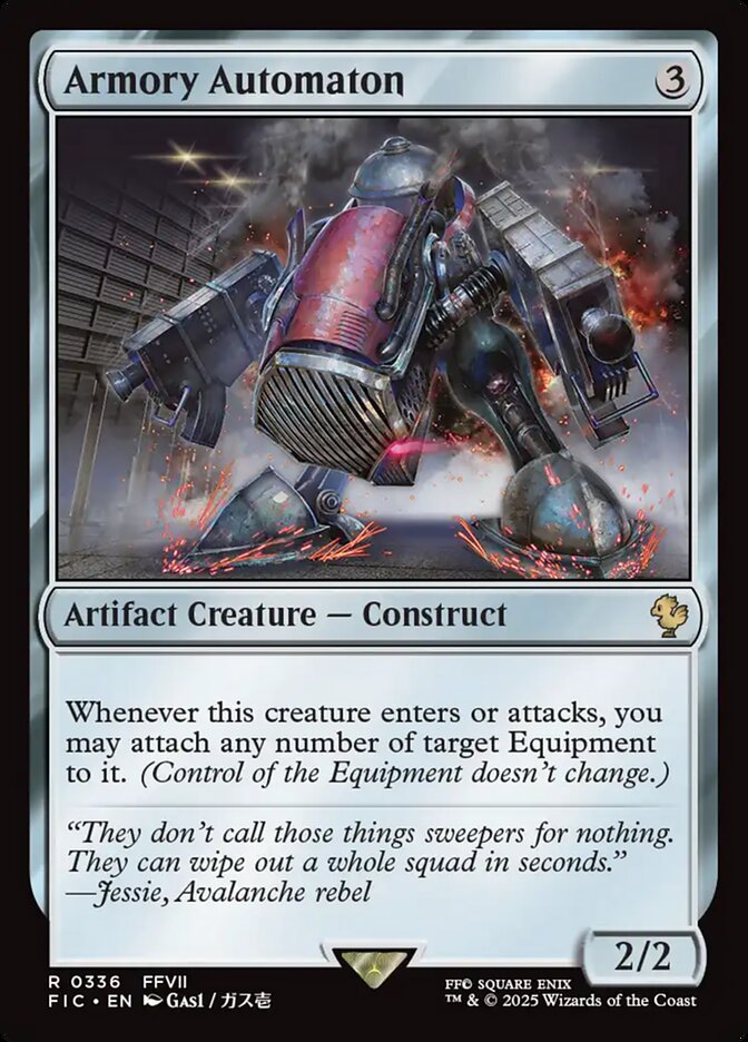 Armory Automaton (336) - [Surge Foil] Final Fantasy Commander (FIC)