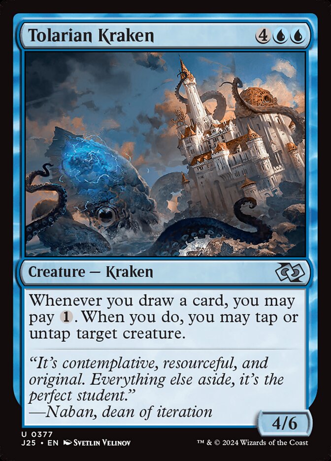 Tolarian Kraken (377) - Foundations Jumpstart (J25)