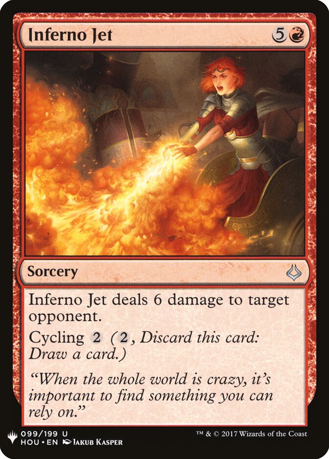 Inferno Jet (HOU-99) - The List (PLST)