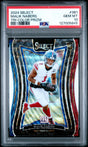 Malik Nabers 2024 Panini Select #381 Tri-Color Prizm - [PSA Graded 10] - Front