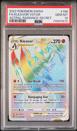 FA/Kleavor VSTAR #196 - [PSA Graded 10] Astral Radiance-Secret - Front