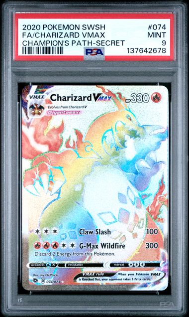 Charizard VMAX (Secret) - [Graded PSA 9] Champion's Path (CHP)