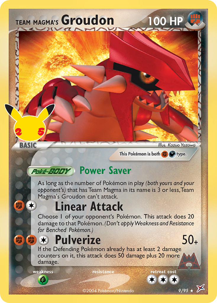 Team Magma's Groudon (9/25) - [Holo Foil] Celebrations: Classic Collection (CEL)