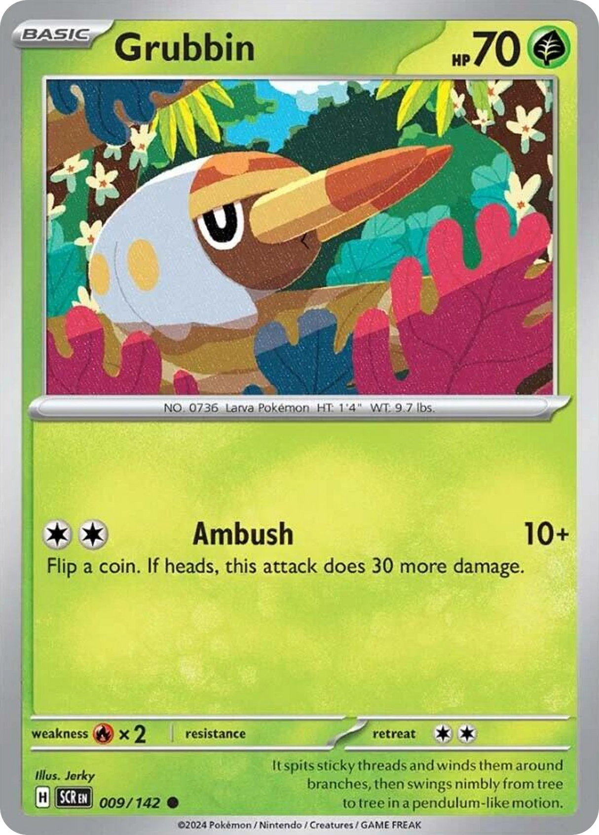Grubbin (9/142) - Stellar Crown (SCR)