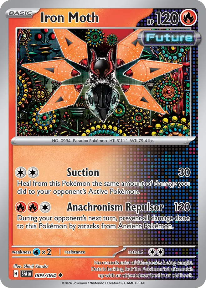 Iron Moth (9/64) - [Reverse Holo] Shrouded Fable (SFA)