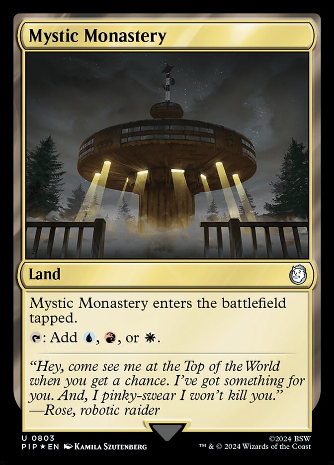 Mystic Monastery (803) - Fallout (PIP)