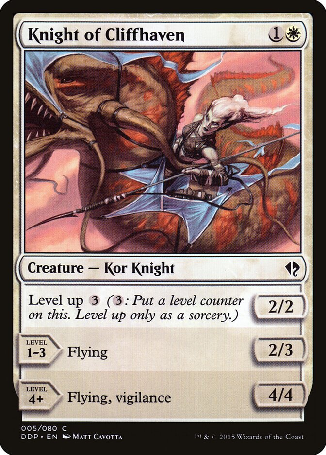 Knight of Cliffhaven (5) - Duel Decks: Zendikar vs. Eldrazi (DDP)