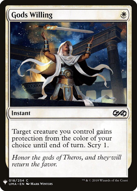 Gods Willing (UMA-18) - The List (PLST)