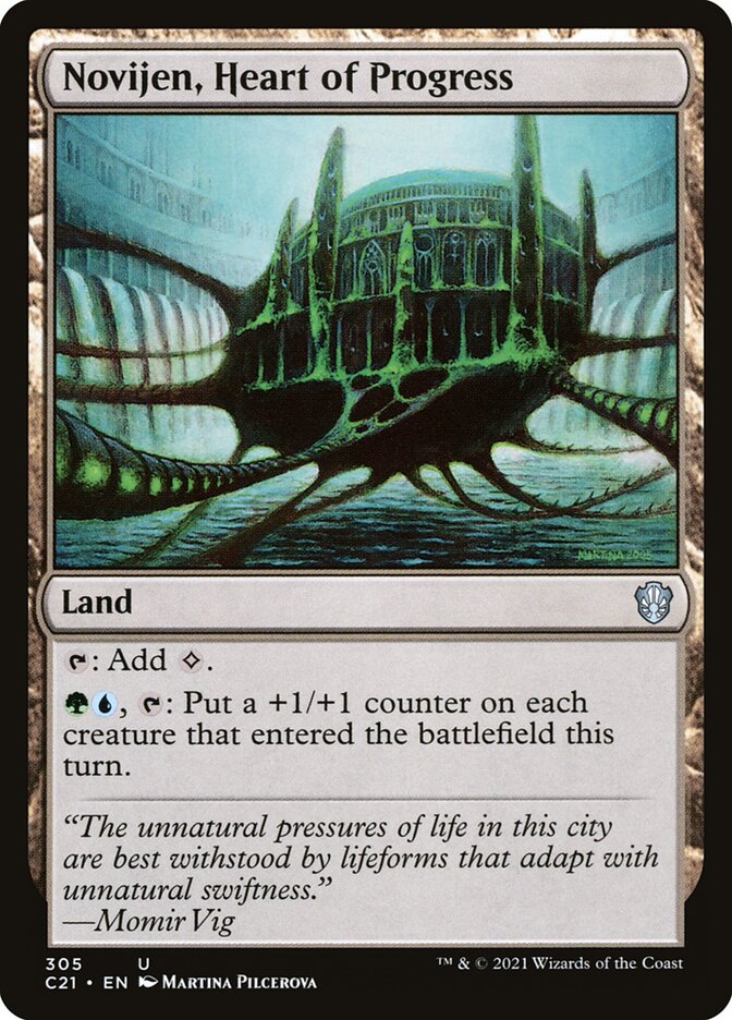 Novijen, Heart of Progress (305) - Commander 2021 (C21)