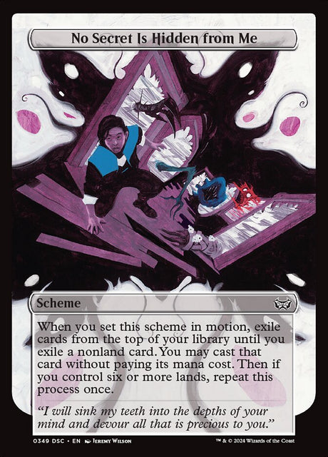 No Secret Is Hidden from Me (349) - Duskmourn: House of Horror Commander (DSC)