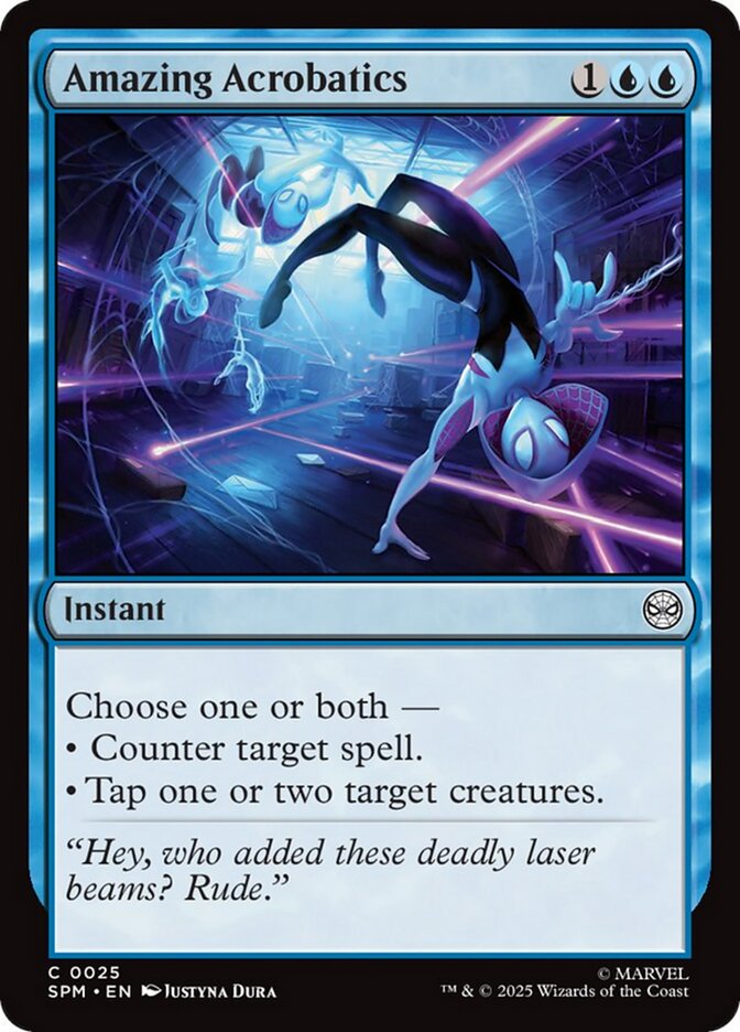 Amazing Acrobatics (25) - [Foil] Marvel's Spider-Man (SPM)