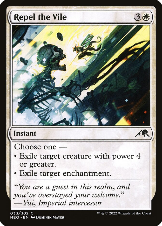 Repel the Vile (33) - Kamigawa: Neon Dynasty (NEO)