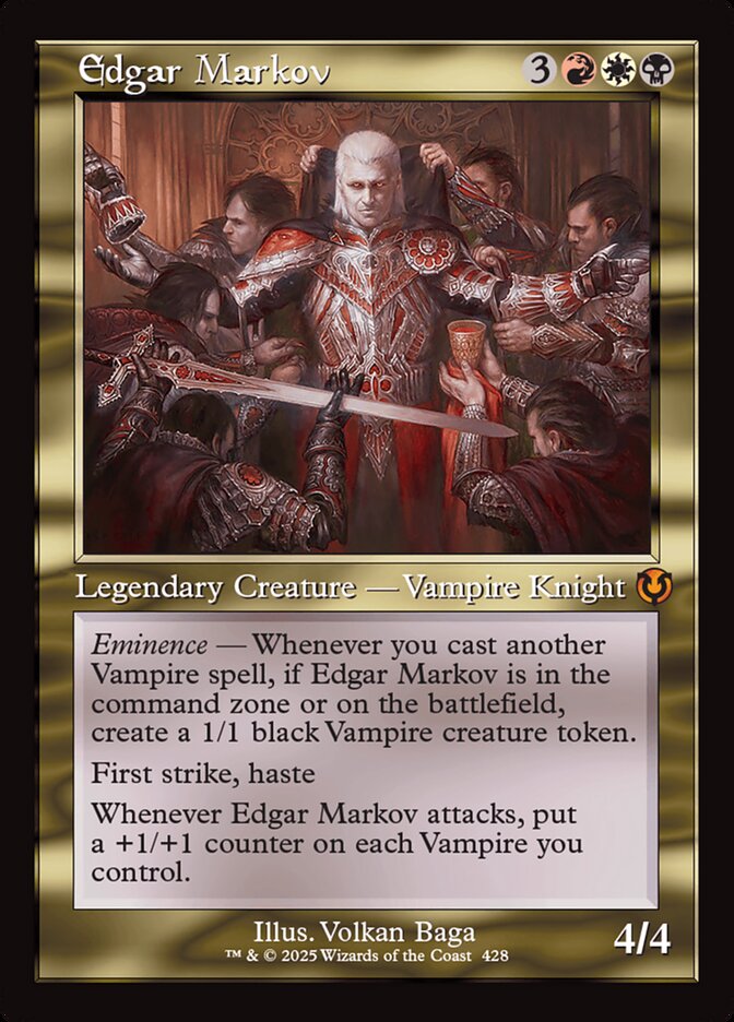 Edgar Markov - [Foil, Retro Frame] Innistrad Remastered (INR)
