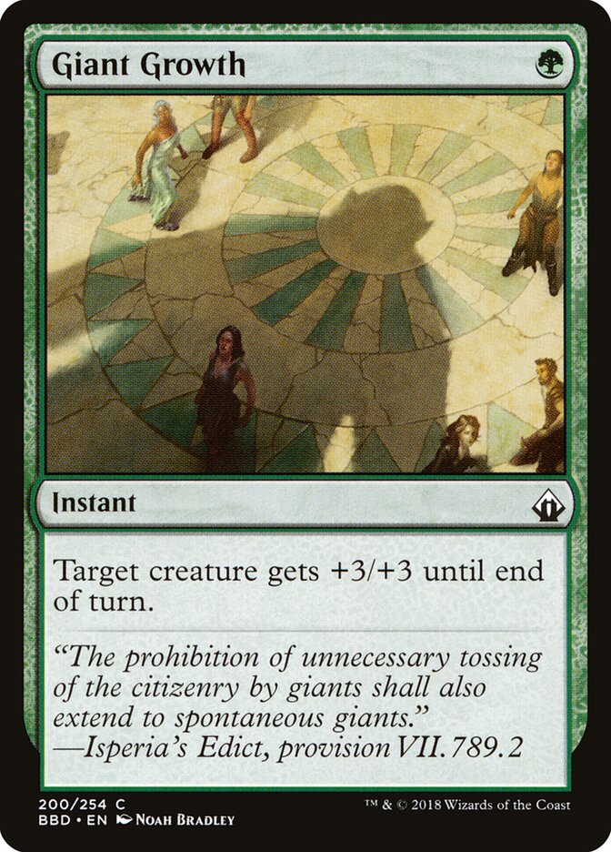 Giant Growth (200) - Battlebond (BBD)