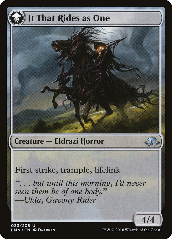 Lone Rider // It That Rides as One (33) - Eldritch Moon (EMN)