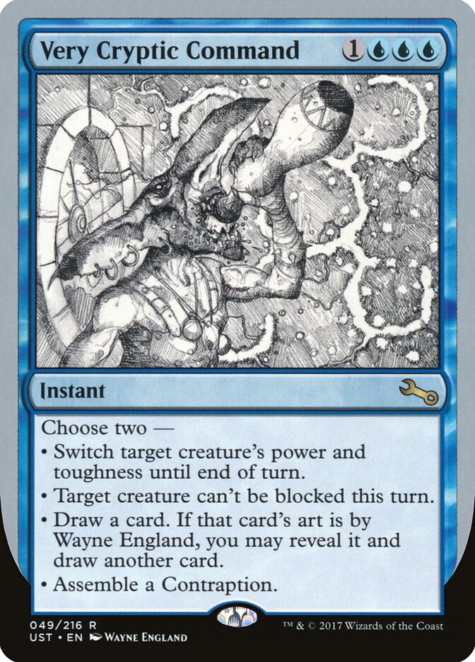 Very Cryptic Command (49a) - Unstable (UST)