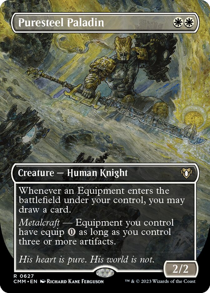 Puresteel Paladin (627) - Commander Masters (CMM)