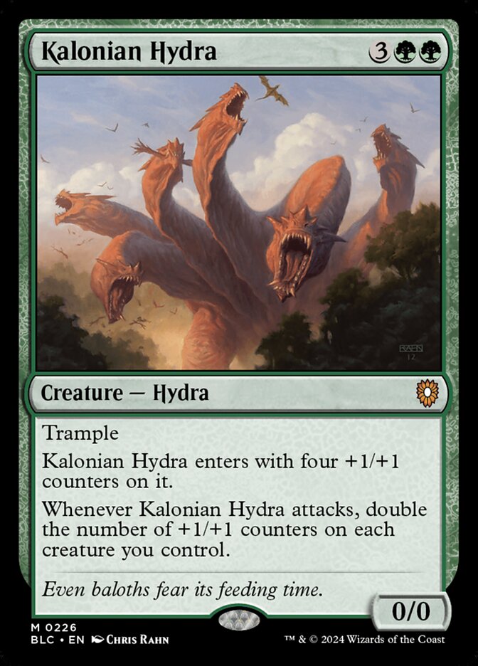 Kalonian Hydra (226) - Bloomburrow Commander (BLC)