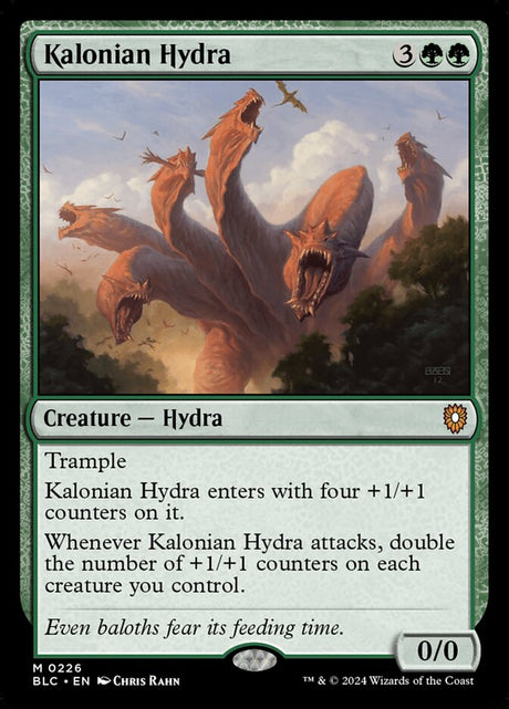 Kalonian Hydra (226) - Bloomburrow Commander (BLC)