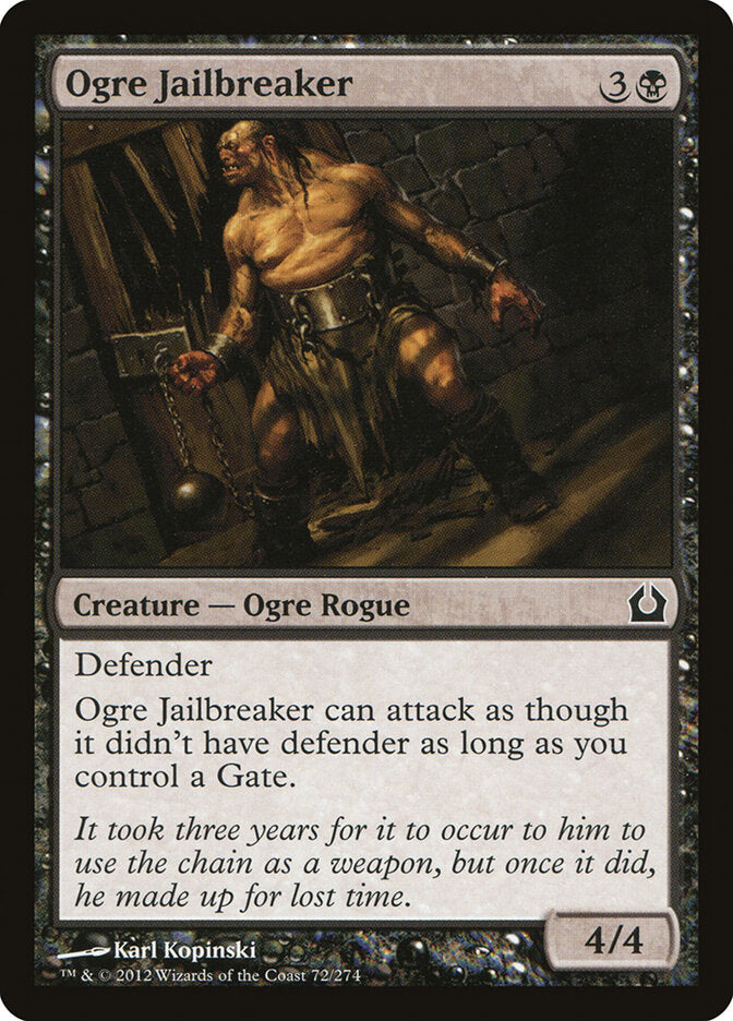 Ogre Jailbreaker (72) - Return to Ravnica (RTR)