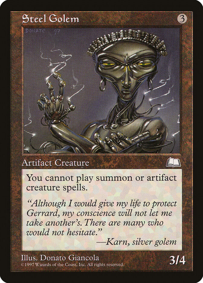 Steel Golem (157) - Weatherlight (WTH)