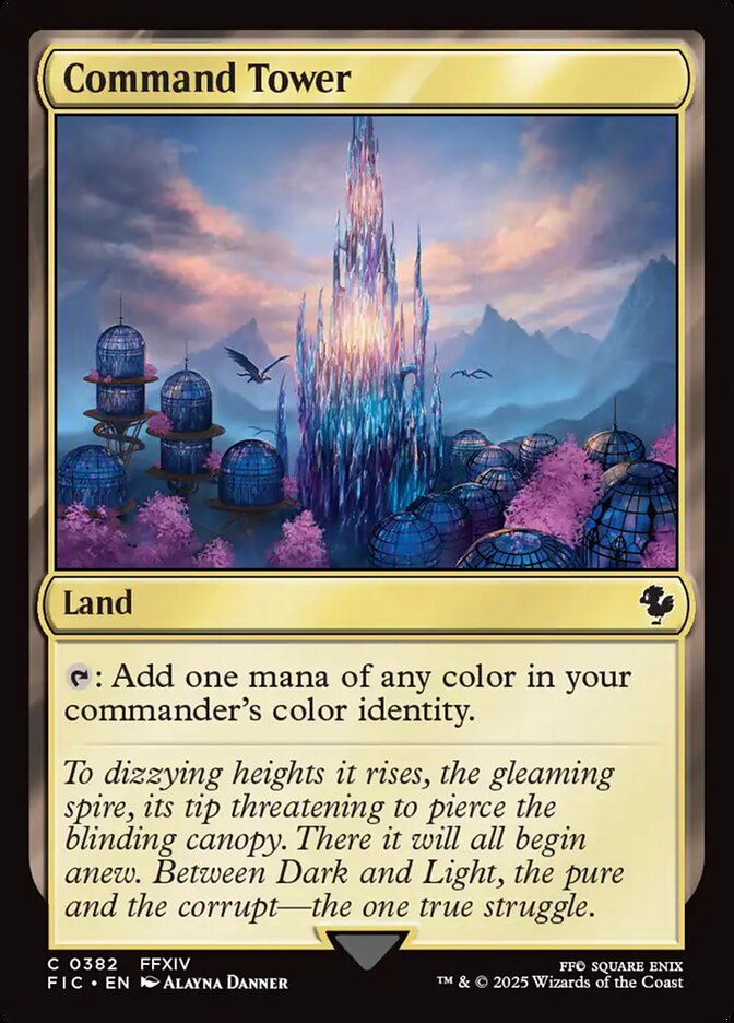 Command Tower (382) - [Surge Foil] Final Fantasy Commander (FIC)