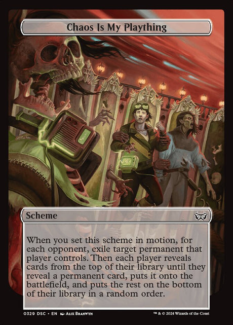Chaos Is My Plaything (329) - Duskmourn: House of Horror Commander (DSC)