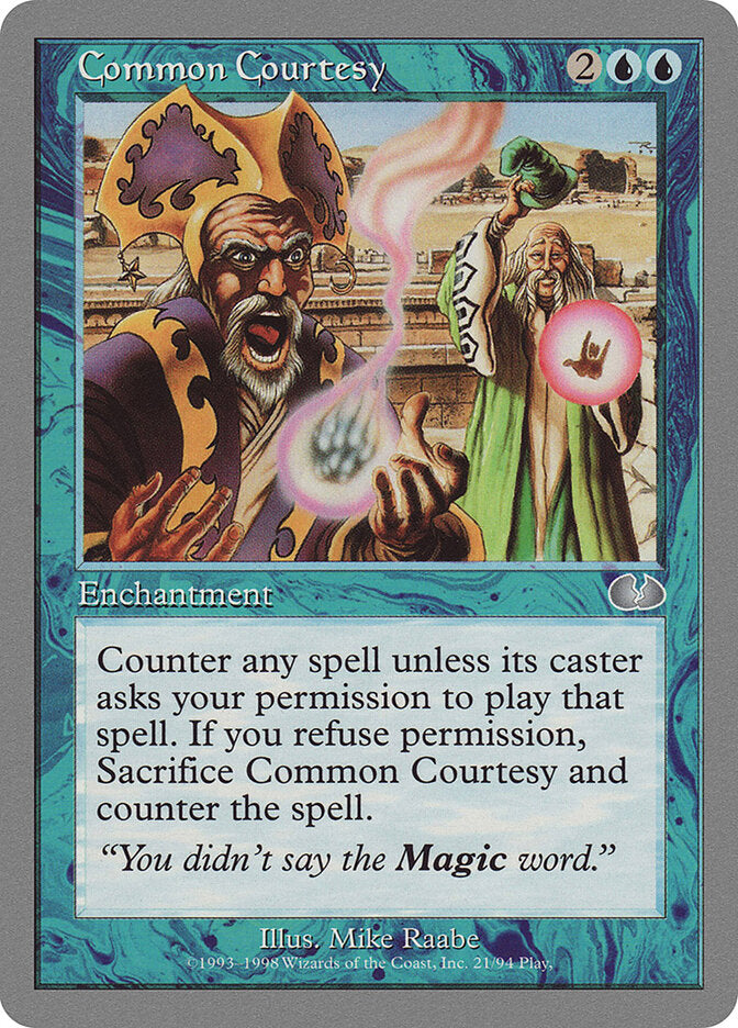 Common Courtesy (21) - Unglued (UGL)