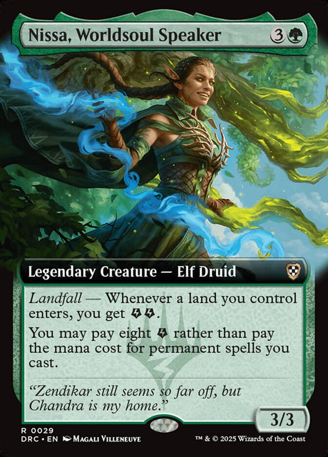 Nissa, Worldsoul Speaker (29) - Aetherdrift Commander (DRC)