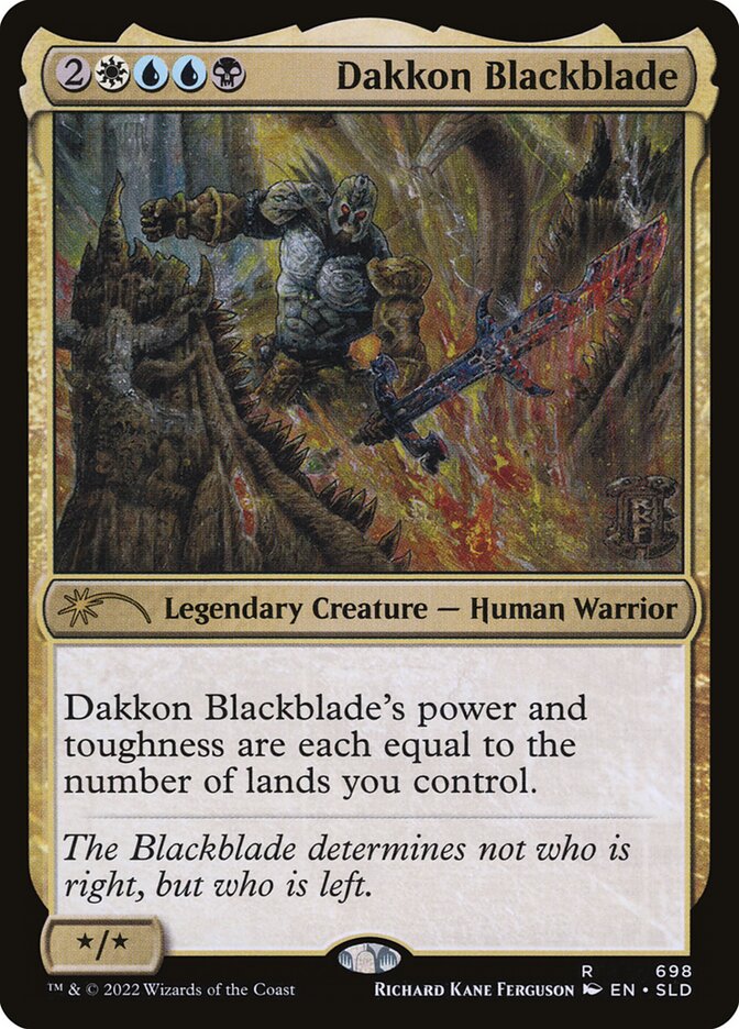 Dakkon Blackblade (698) - Secret Lair Drop (SLD)