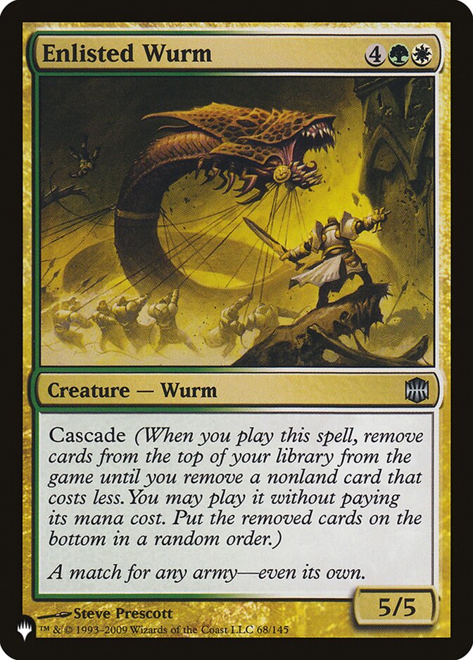 Enlisted Wurm - The List (PLST)