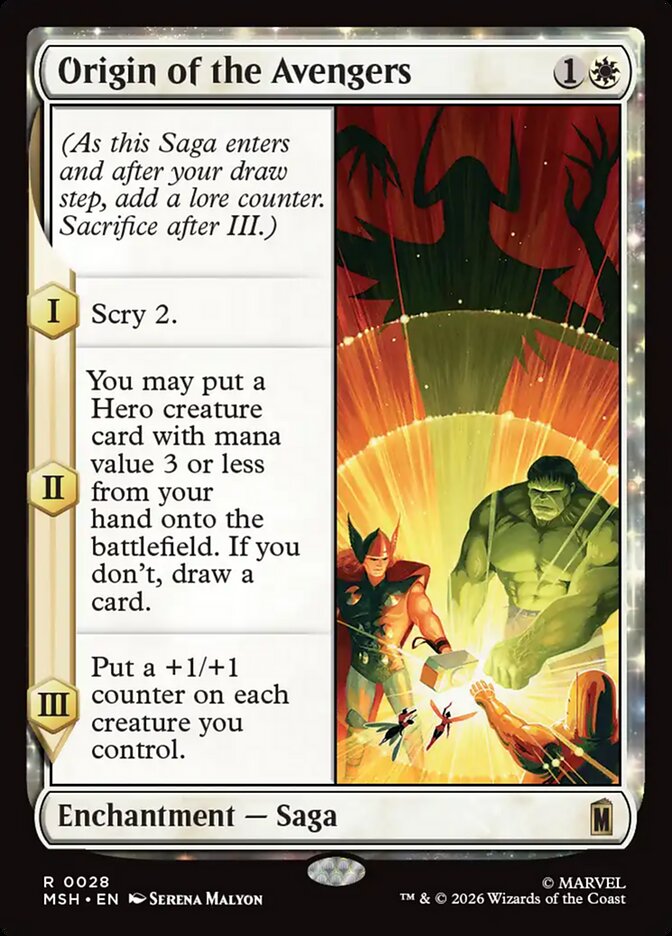 Origin of the Avengers (28) - Marvel Super Heroes (MSH)