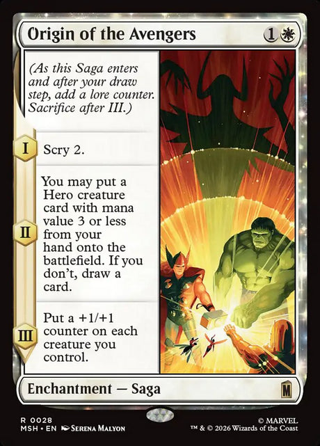 Origin of the Avengers (28) - Marvel Super Heroes (MSH)