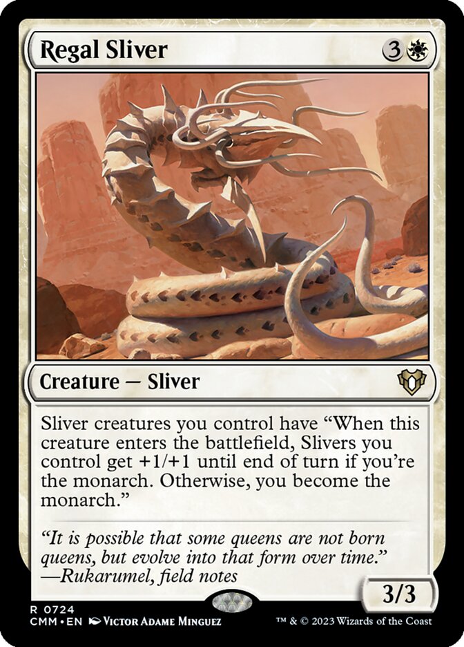 Regal Sliver (724) - Commander Masters (CMM)