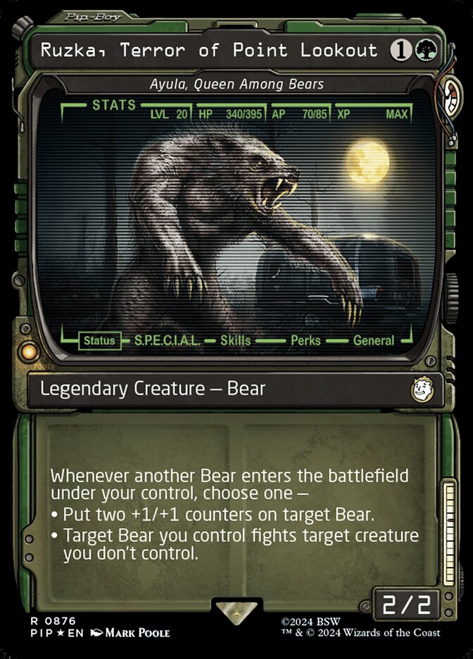 Ruzka, Terror of Point Lookout - Ayula, Queen Among Bears - Fallout (PIP)