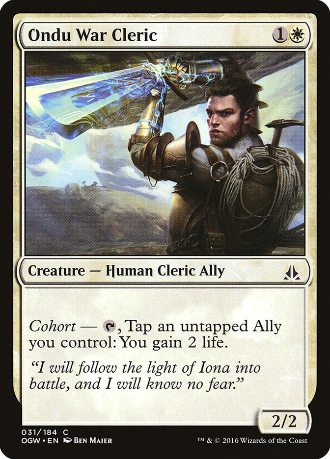 Ondu War Cleric (31) - Oath of the Gatewatch (OGW)