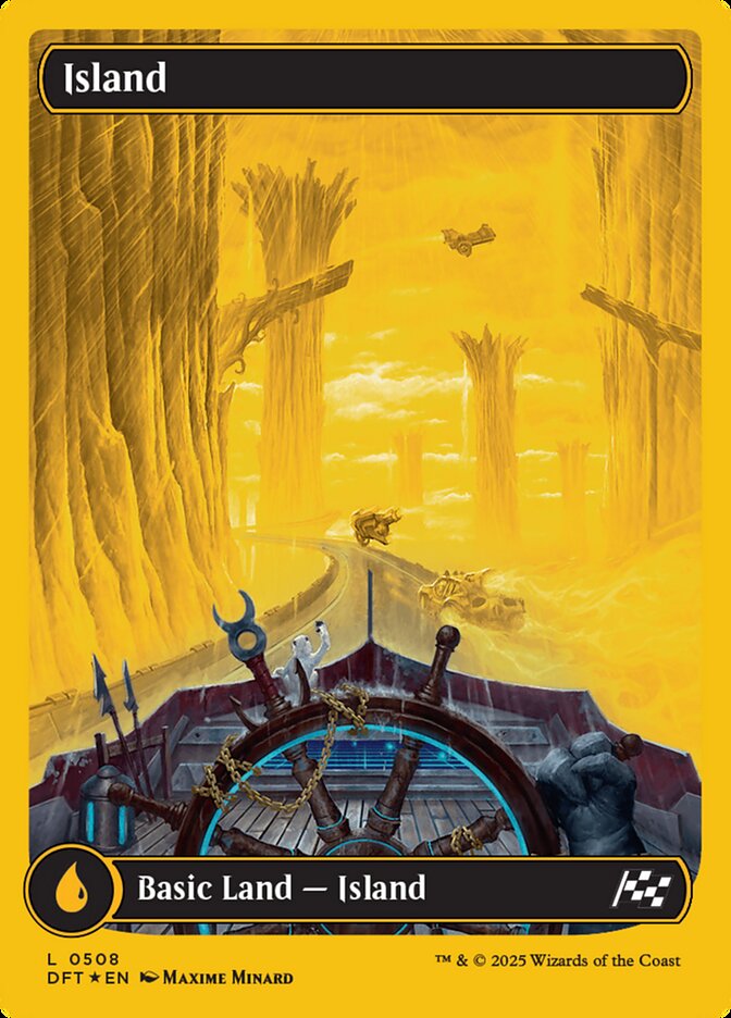 Island (508) - [First Place Foil] Aetherdrift (DFT)