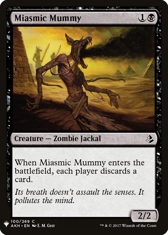 Miasmic Mummy (AKH-100) - The List (PLST)
