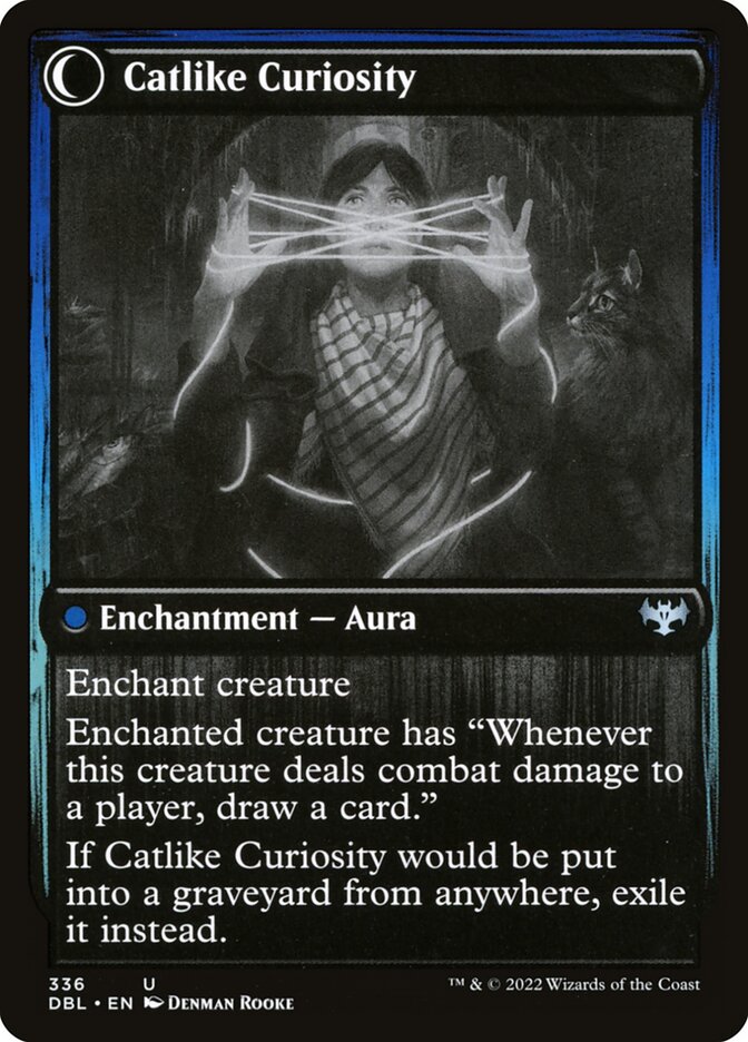 Mischievous Catgeist // Catlike Curiosity (336) - Innistrad: Double Feature (DBL)