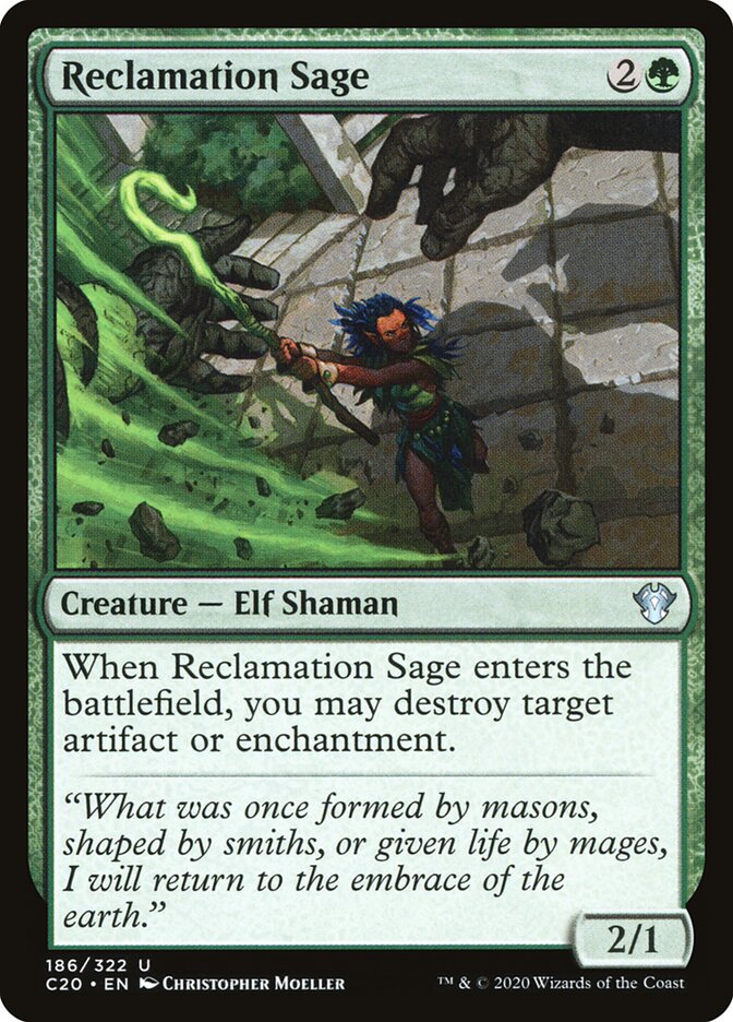 Reclamation Sage (186) - Commander 2020 (C20)