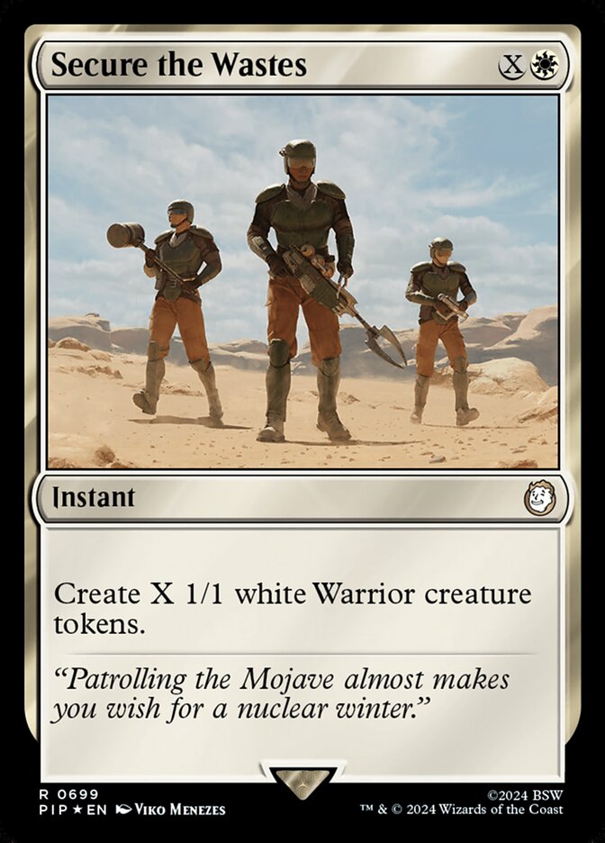 Secure the Wastes - [Surge Foil] Fallout (PIP)